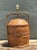 Vintage Woven Rattan Basket Lamp For Sale - Image 4 of 12