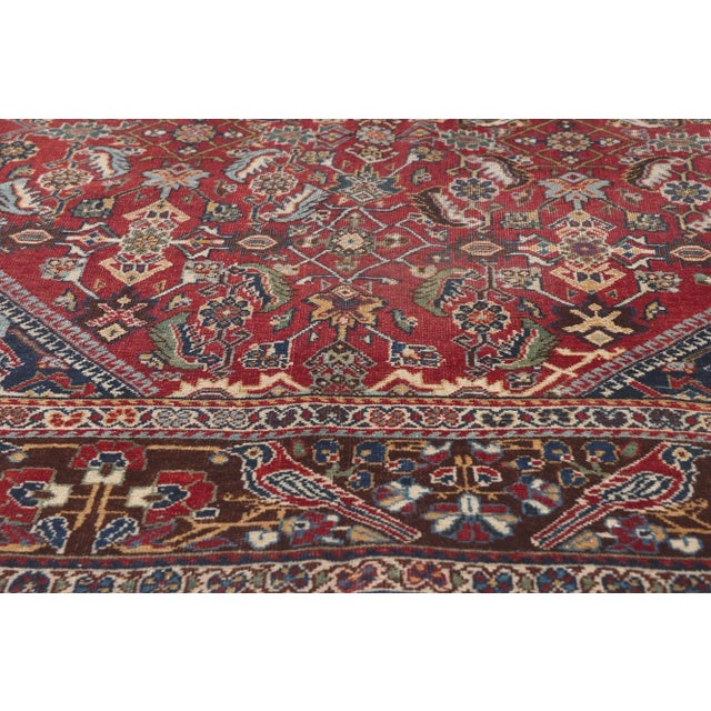 Early 20th Century Early 20th Century Antique Persian Shiraz Rug, 04'07 X 07'03 For Sale - Image 5 of 10