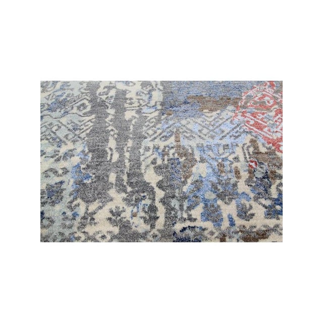1990s 1990s Handwoven Modern Abstract Area Rug 9x12 For Sale - Image 5 of 11