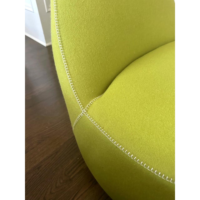 A pair of "Mitt" Lounge Chairs designed by Harry and Claudia Washington and manufactured by Bernhardt Design (a third one...