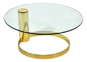 Brass & Glass "Infinity"Coffee Table
