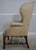 Chippendale Antique Chippendale Mahogany Wing Chair W. Needlepoint For Sale - Image 3 of 18