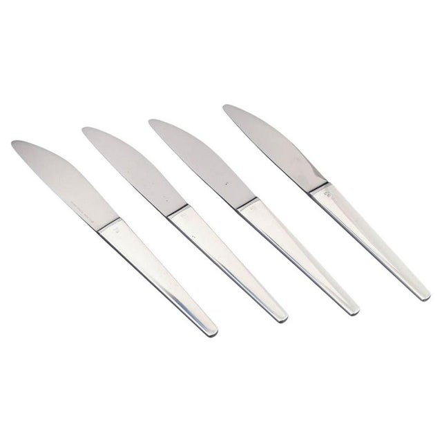 Caravel Dinner Knives by Henning Koppel for Georg Jensen, 1940s, Set of 4 For Sale - Image 6 of 6