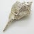 Metal Vintage Italian Genuine Silver 800 Sea Shell Shaped Trinket Box from Florence, 1970s For Sale - Image 7 of 13