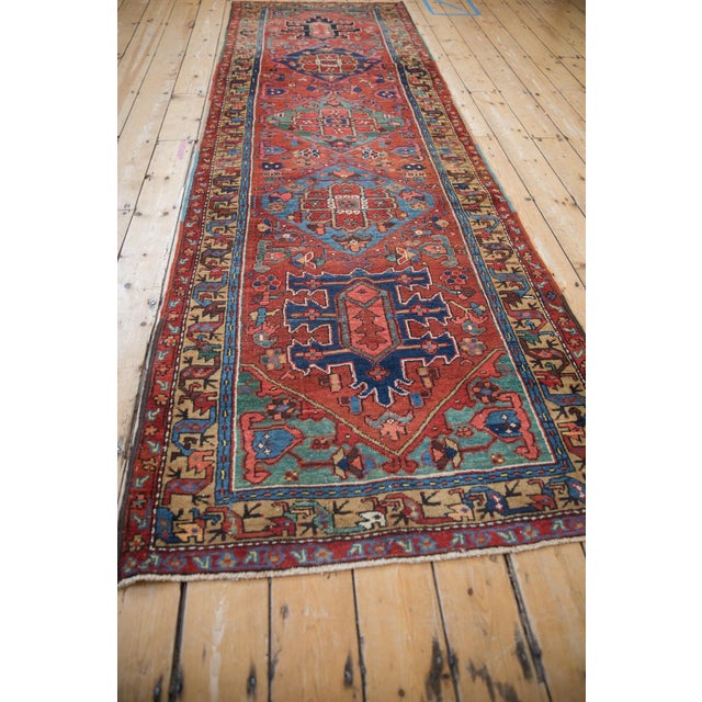 Antique Heriz Rug Runner - 3'4