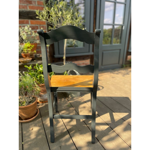 Antique Chair in Oak For Sale - Image 3 of 9