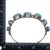 Metal 6.25" Vintage Native American silver Morenci turquoise row cuff bracelet For Sale - Image 7 of 10