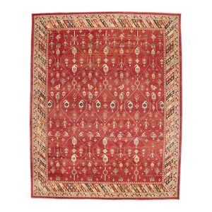 Antique Turkish Oushak Rug, 12'00 X 14'10