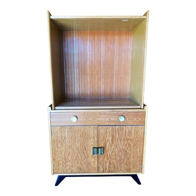 This beautifully restored rattan blending style vintage charm with modern comfort. Original circa 1940 early Mid-Century...