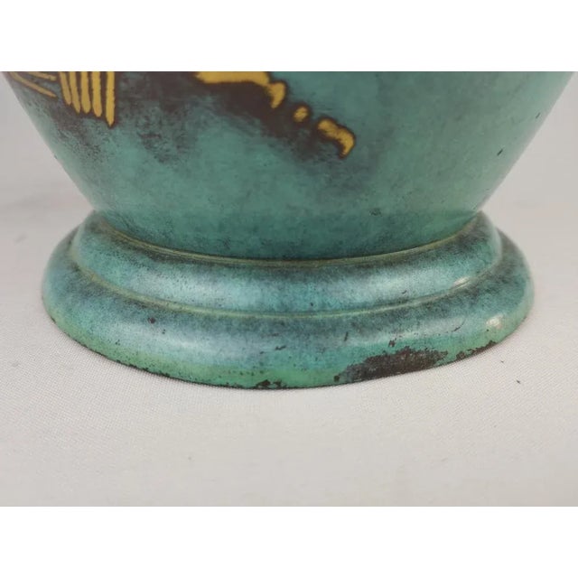 Art Deco Metal Vase by Paul Haustein for WMF Ikora, 1920s For Sale - Image 10 of 12