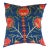 Pasargad DC Navy Blue Turkish Suzani Design Pillow For Sale