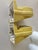Yellow Model 6070 Wall Lights in Yellow Porcelain and Opaline Glass by Sigvard Bernadotte for Ifö, 1960s, Set of 2 For Sale - Image 8 of 12
