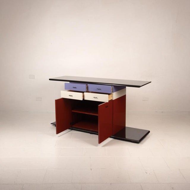 Small Kinu Sideboard by Motomi Kawakami for Arflex, 1980s For Sale - Image 12 of 18