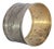 Silver Napkin Ring with Raised Floral Motifs and Monogram For Sale