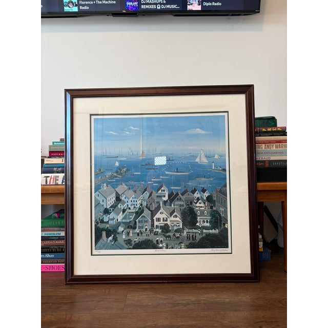 Sally Caldwell Fisher Signed Limited Edition Provincetown New England Coastal Print Art For Sale - Image 15 of 16
