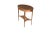 Early 20th Century Antique English Hepplewhite Carved Bellflower Mahogany Caned Oval Side Table For Sale - Image 9 of 12