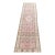 Vintage Runner Rug | Pink and Brown Tones | 3x10 For Sale
