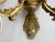Vintage Rococo Two-Arm Wall Lamp in Brass from Polam-Meos For Sale - Image 3 of 10