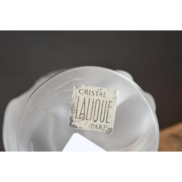 Transparent Collection of Figurines and a Pair of Candle Sticks by Lalique For Sale - Image 8 of 9