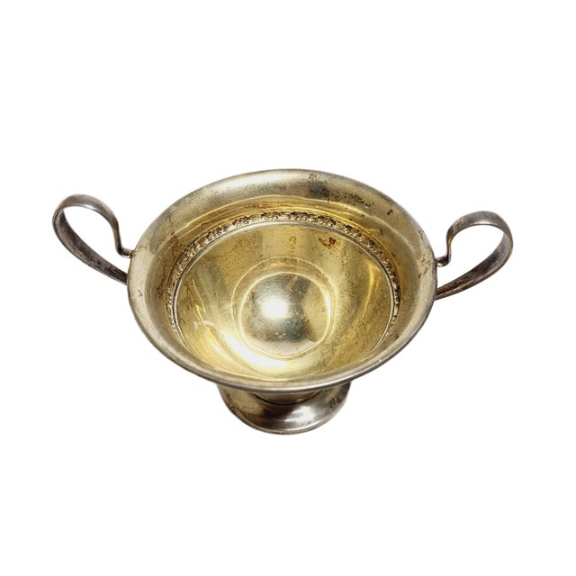 Art Deco Silver Sugar Bowl, 1950s For Sale - Image 3 of 9