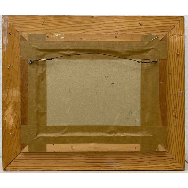 Maria Kincaid "Mountain Village" Original Oil Painting C.1950 For Sale In San Francisco - Image 6 of 7