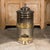 Silver French Turn of the Century Steel and Brass Coffee Bean Dispenser, circa 1900 For Sale - Image 8 of 12