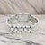 Silver 1990s Philippe Charriol Diamond Ladies Wristwatch 6.5" Stainless Steel 22.8 mm For Sale - Image 8 of 10
