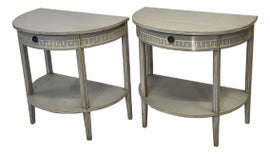 Example of Demi-lune Tables