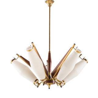 Mid-Century Italian Pendant attributed to Stilux Milano, 1950s For Sale