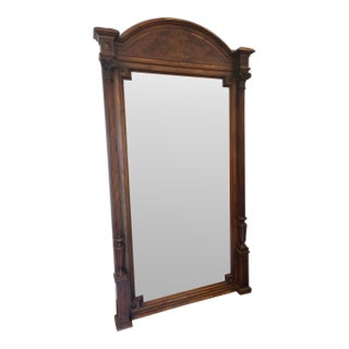 American Victorian Pier Mirror Walnut 1860s Very Tall For Sale