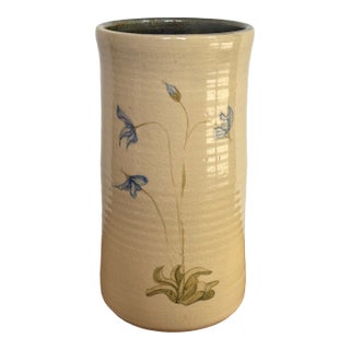 Late 20th Century Studio Pottery Utensil Holder, Signed by Artisan For Sale