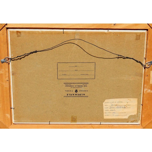 Rare circa 1935 impressionist 12 x 16 oil on board "the mill" by Samuel Bering (1886-1963) San Diego, California artist....