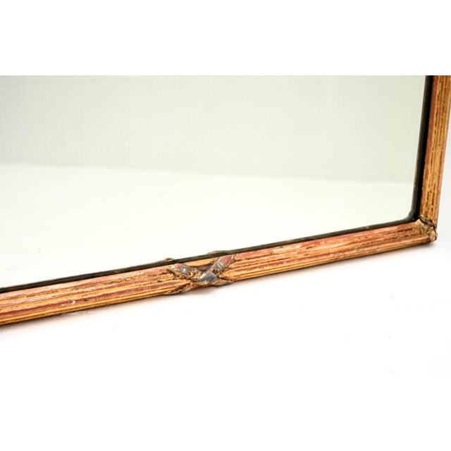 Wood Antique French Giltwood Mirror, 1880s For Sale - Image 7 of 10