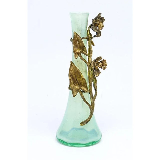 Art Nouveau Austro-Hungarian Empire Vase from Kralik, 1890s For Sale - Image 3 of 7