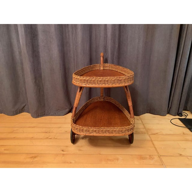 Vintage Italian Bar Cart, 1950s For Sale - Image 3 of 17