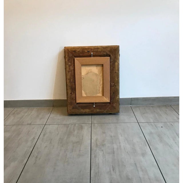 Raffaelle Frigerio, Boy with Cigarette, Oil on Wood For Sale - Image 5 of 6