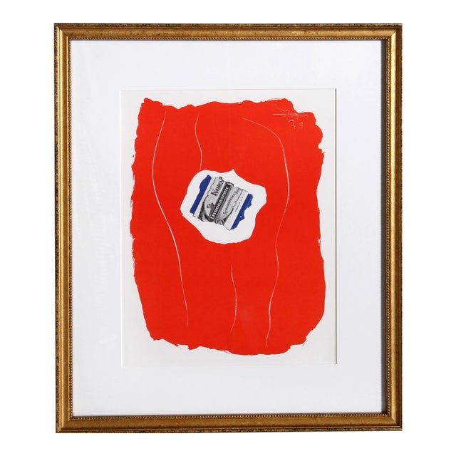 Robert Motherwell, Tricolor 137, Lithograph For Sale