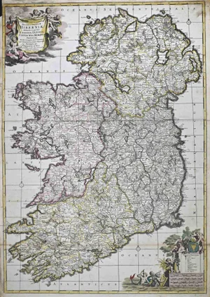 Novissima ac Prae Caeteris Alus Accurat Map Etching by Frederick de Wit, 1680s