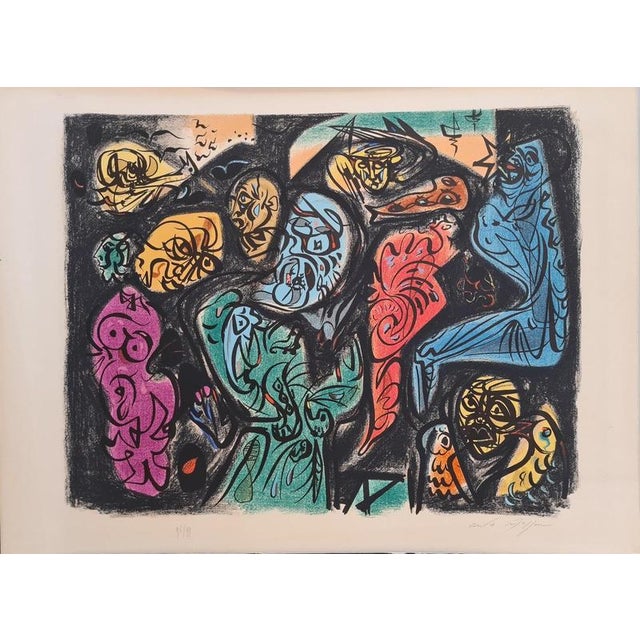 Andre Masson, Untitled, 20th Century, Lithograph For Sale - Image 4 of 4