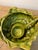 1950s Ceramic Cabbage Covered Serving Dish Vintage Holland With Ladle For Sale - Image 5 of 7