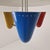Mid-Century Zonneserie Three-Light Pendant attributed to H. Busquet for Hala Zeist, 1950s For Sale - Image 9 of 16