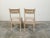 Textile Pair of Midcentury Faux Bamboo Side Chairs with Saber Legs and New Upholstery For Sale - Image 7 of 11