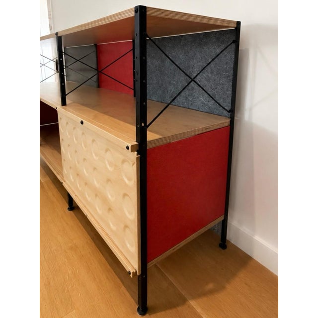 Authentic Herman Miller Eames Storage Unit (ESU) designed by Charles & Ray Eames. A timeless mid-century modern storage...