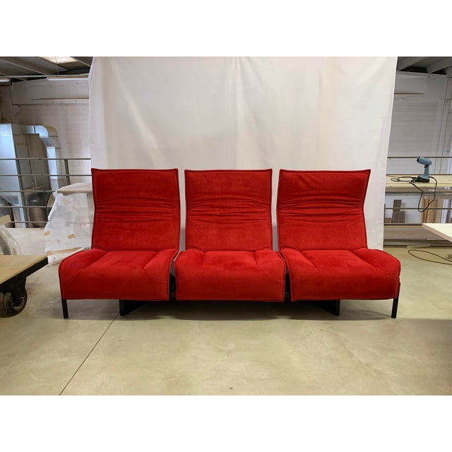 Cassina Model 125 Veranda 3-Seater Sofa by Vico Magistretti for Cassina, 1980s For Sale - Image 4 of 18