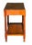 Antique Country Primitive Cherry & Pine Farmhouse Work Table / Server 31” Wide For Sale - Image 9 of 10