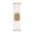Chapman & Myers by Visual Comfort Studio Alessa 2-Light Bath Vanity Linear Sconce in Burnished Brass For Sale - Image 9 of 9