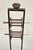 Traditional Antique American Primitive Mahogany Handmade Wool Winder Spool Thread Stand For Sale - Image 3 of 10