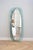 Fontana Arte Vintage Oval Beveled Glass Mirror from Fontana Arte, 1970s For Sale - Image 4 of 4