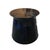 Contemporary Italian Deep Cobalt & Onyx Ceramic Side Table For Sale In West Palm - Image 6 of 11