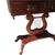 19th Century Vintage Victorian Lyre Base Foyer Console Table With Granite/Marble Top For Sale - Image 5 of 12